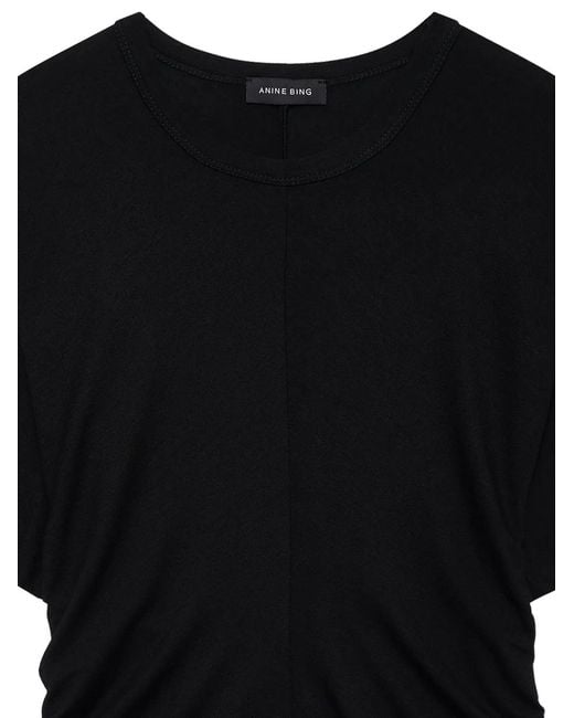 Anine Bing Black Zadig Tee
