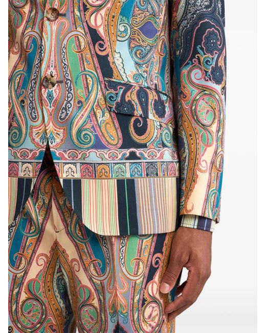 メンズ Etro ペイズリー ジャケット Multicolor
