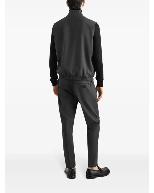 Dolce & Gabbana Gray Cotton Jogging Pants for men