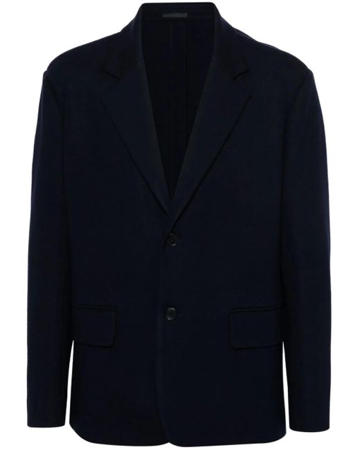 Lanvin Blue Virgin Wool Jacket for men