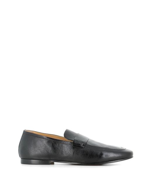 Henderson Gray Square-Toe Leather Loafers for men