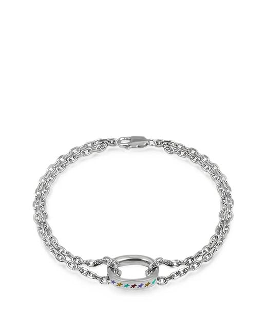 Twojeys Metallic Enameled Link Bracelet