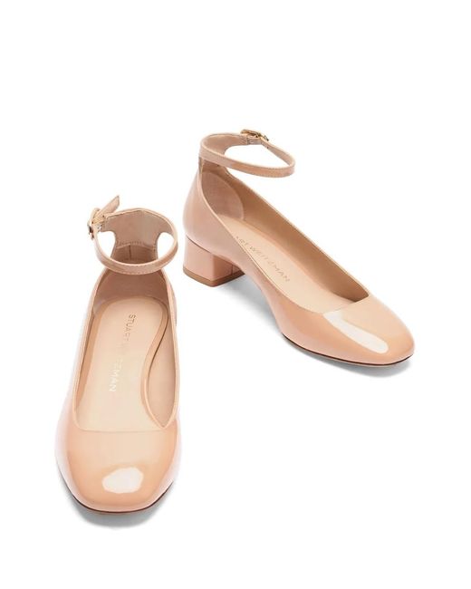 Stuart Weitzman Natural 35Mm Jane Pumps