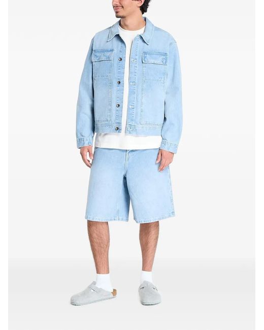 Vans Blue X Mcavoy Patch-Detail Jacket for men