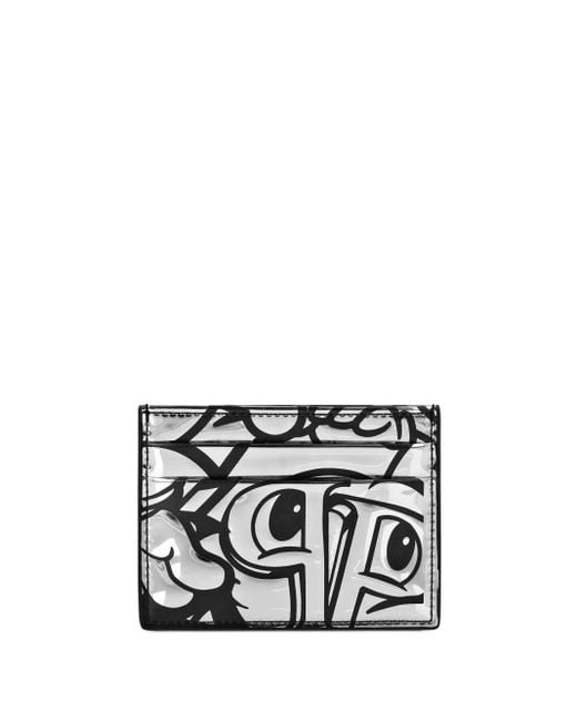 Philipp Plein White Smile Cardholder for men