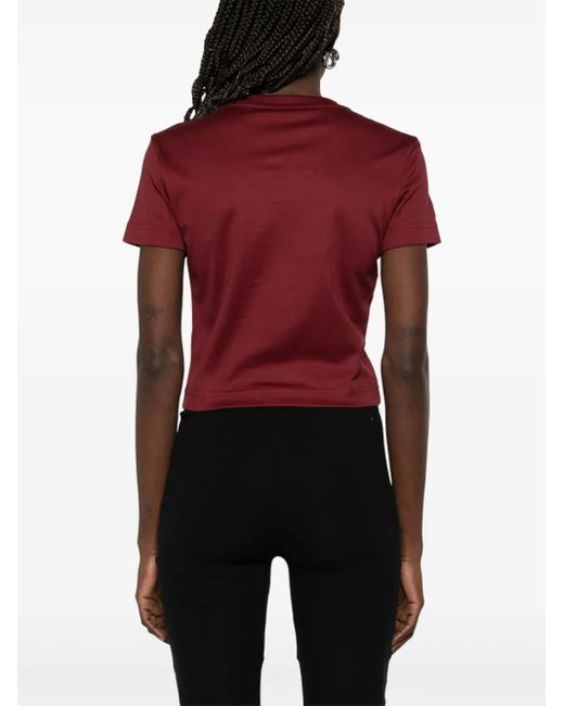 Mugler ロゴ Tシャツ Red