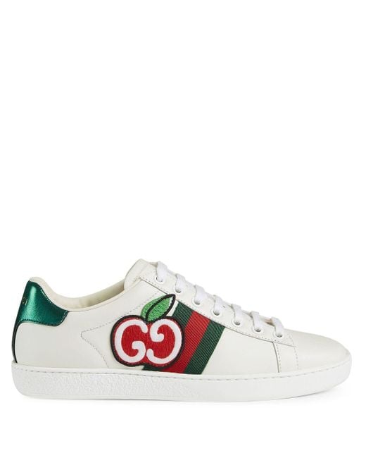 gucci white ace sneakers