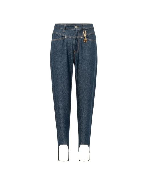 Stella McCartney Blue Stirrup Slim-Fit Jeans