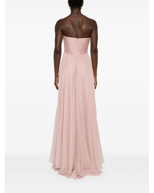 IRIS SERBAN Pink Perl Gown