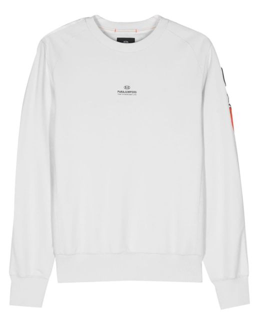 Parajumpers White Sabre Cotton-blend Sweatshirt for men