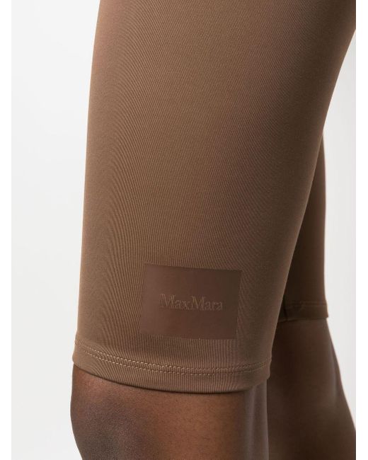 Max Mara Brown Stretch Knee-length Shorts