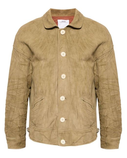 Visvim Natural Eton Leather Jacket for men