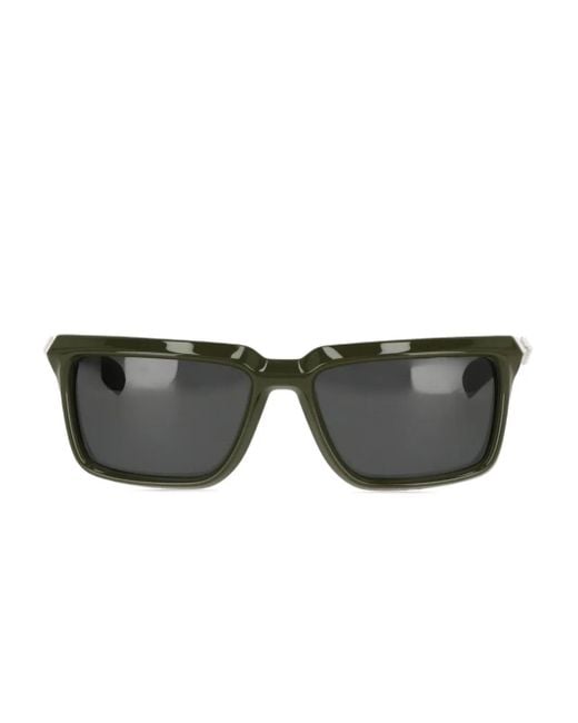 Off-White c/o Virgil Abloh Gray Square-Frame Tinted Sunglasses