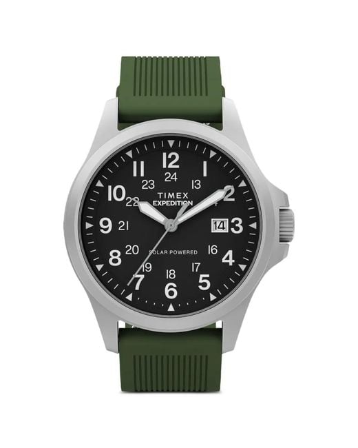 Timex Gray Expedition Field Post Solar 41Mm Watch for men