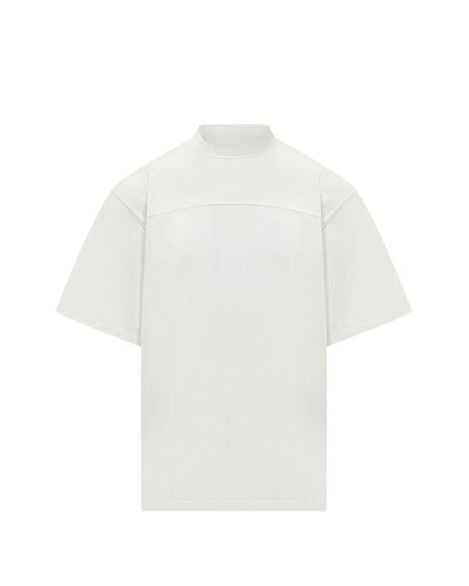 Mordecai White T-Shirt Rayé À Coupe Classique for men