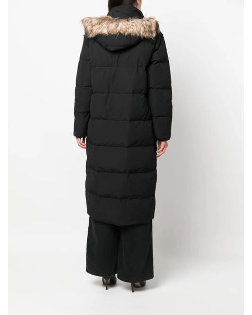 Polo by Ralph Lauren フーデッドコート 黒 鹿角釦 L 美品 Polo Ralph Lauren レディース ブラック フーデッドコートの通販はau