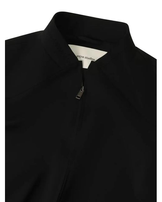 Entire studios Black Tria Zip-Up Jacket for men