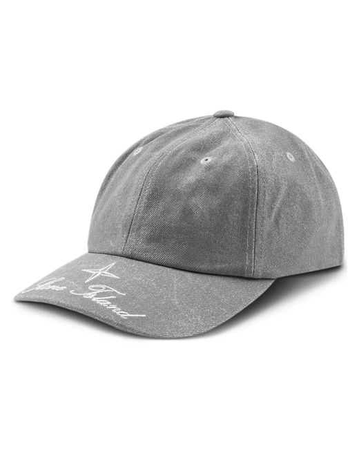 Supreme X Stone Island Denim 6-Panel Cap in Gray | Lyst