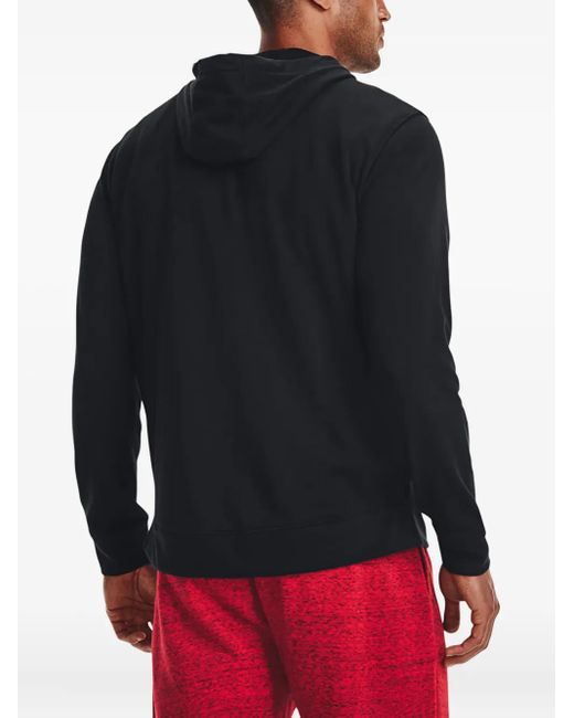 Under Armour Blue Logo-Print Hoodie for men