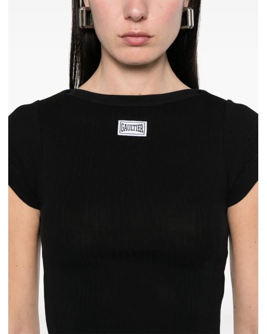 Jean Paul Gaultier ロゴ Tシャツ Black