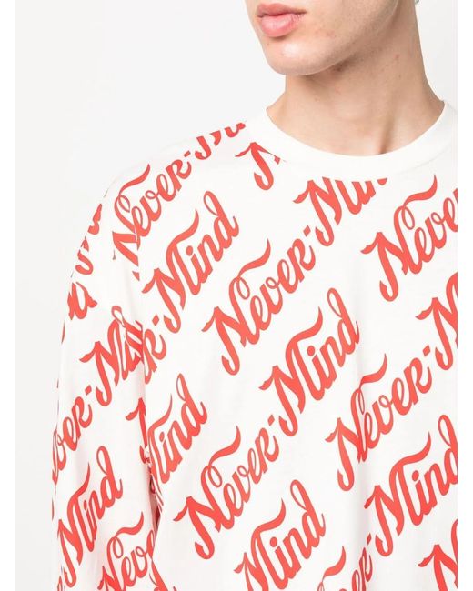Etudes Studio Red Nevermind Long-Sleeved Sweatshirt for men