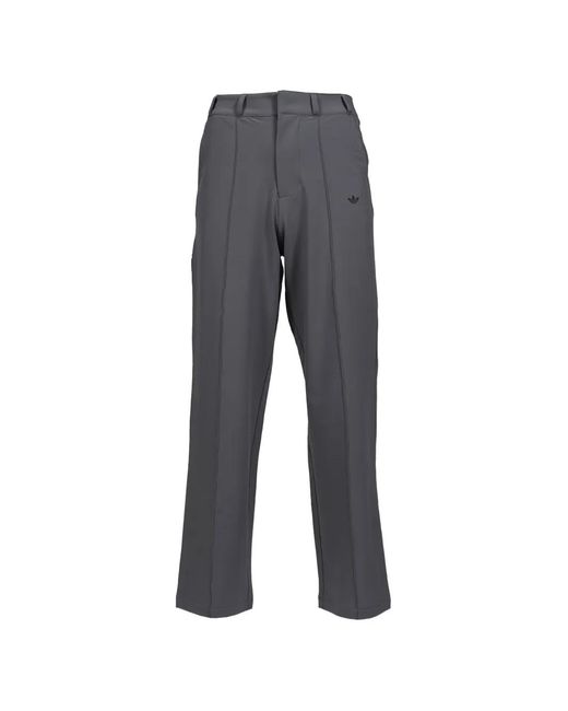 Song For The Mute Gray X Adidas Logo-Embroidered 3-Stripe Trousers for men
