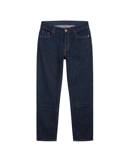 Moorer Blue Sansa Straight-Leg Jeans