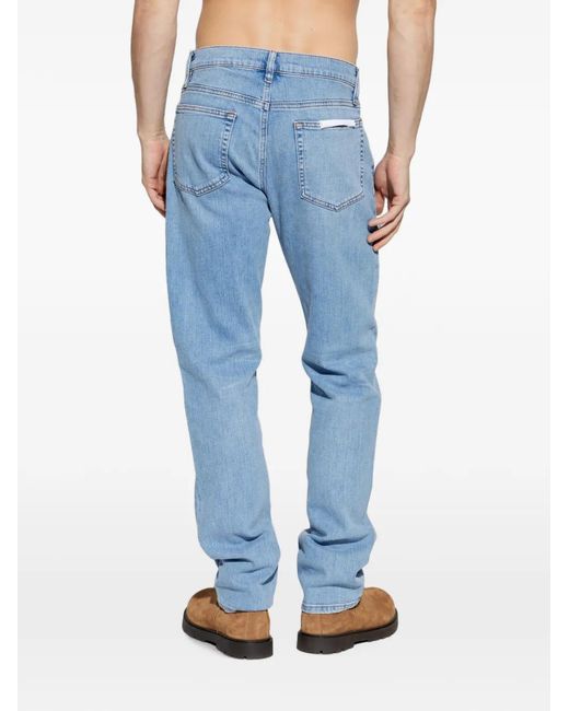 FRAME Blue Modern Straight Jeans for men
