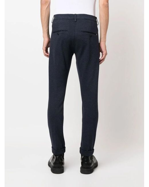 Dondup Blue Gaubert Trousers for men
