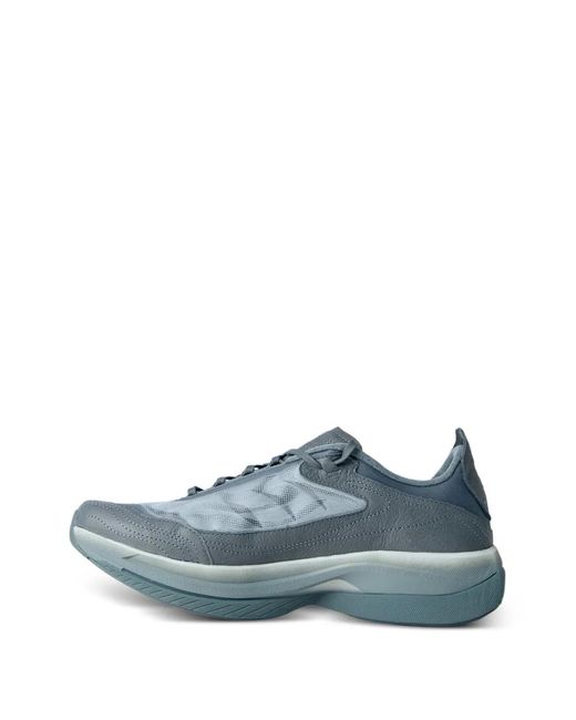 Salomon Blue Mesh Upper Sneakers