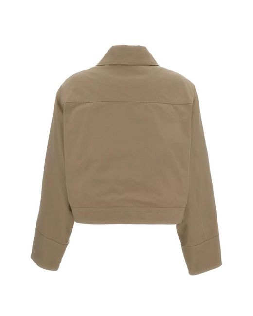 Plan C Natural Button-Fastening Jacket