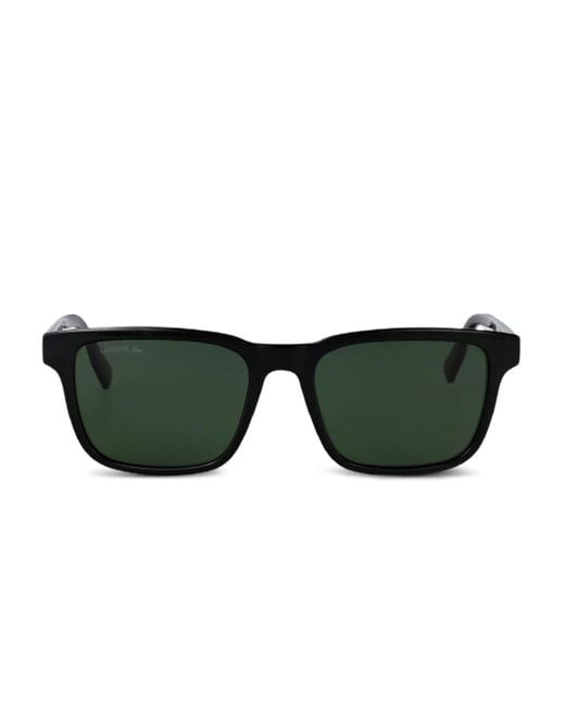 Lacoste Sonnenbrille Mit Eckigem Gestell in Green für Herren