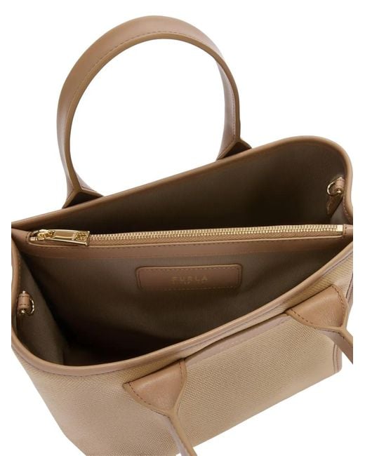 Furla Natural Small Divide It Tote Bag