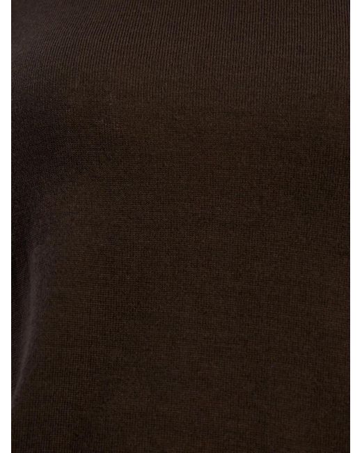 Stella McCartney Black Fine-Knit Wool Jumper