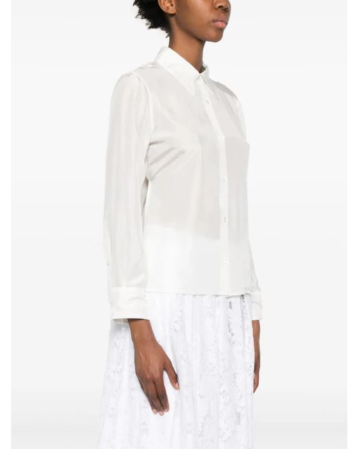 Jucca シルクシャツ White