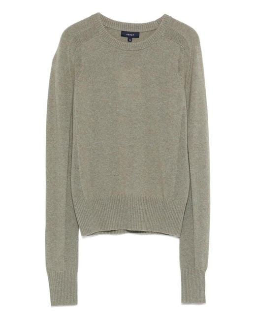Soeur Green Galway Ribbed Sweater