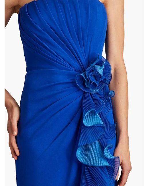 Tadashi Shoji Blue Leith Gown