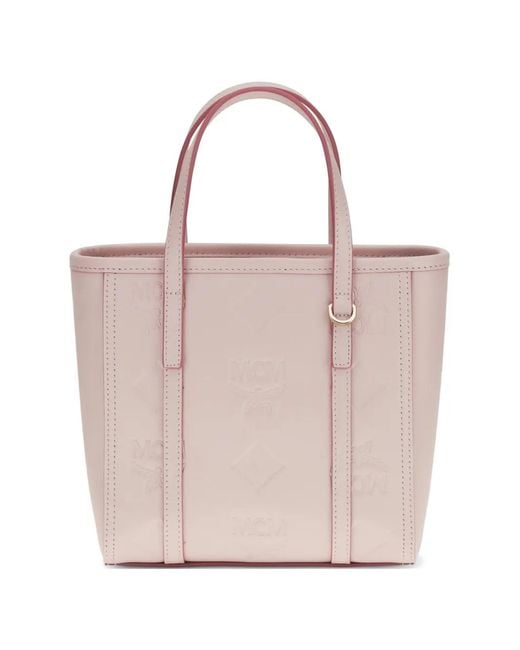 MCM Pink Sac Cabas Toni