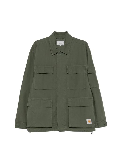 Carhartt Green Manderson Pocket Jacket for men