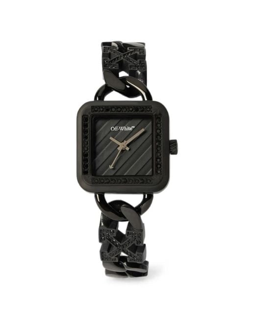 Off-White c/o Virgil Abloh Black Street Bling 26.5Mm Watch