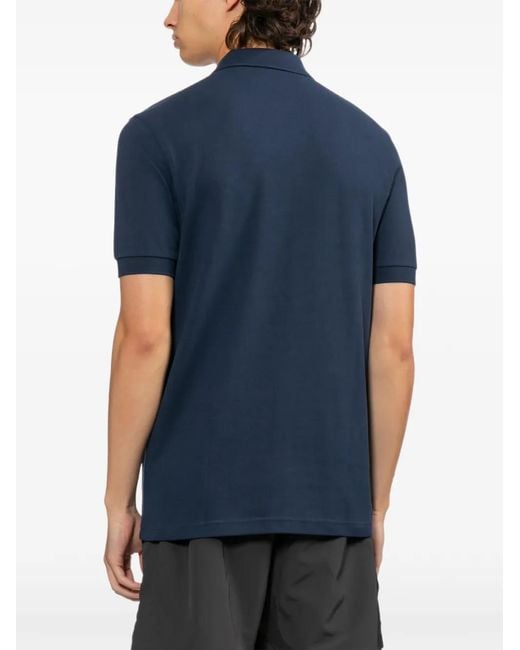 Fred Perry Blue Logo-Embroidered Polo Shirt for men