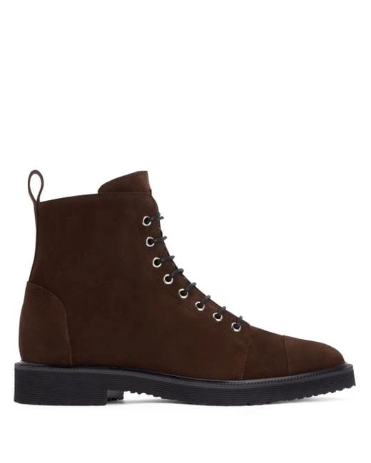 Bottines Chris Low En Daim À Lacets Giuseppe Zanotti pour homme en coloris Brown