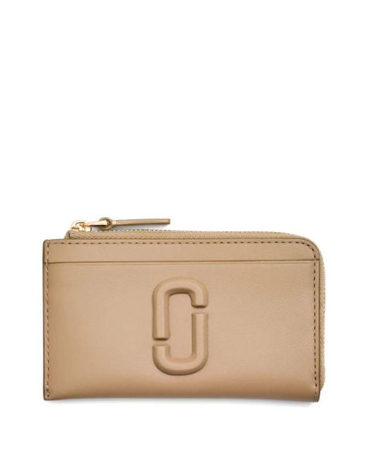 Cartera The Covered J Marc con cremallera Marc Jacobs de color Natural