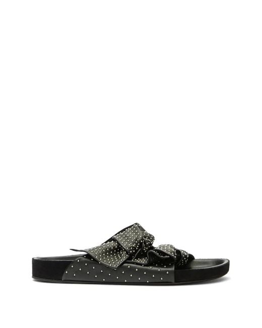 Isabel Marant Black Lennyo Bow Sandals