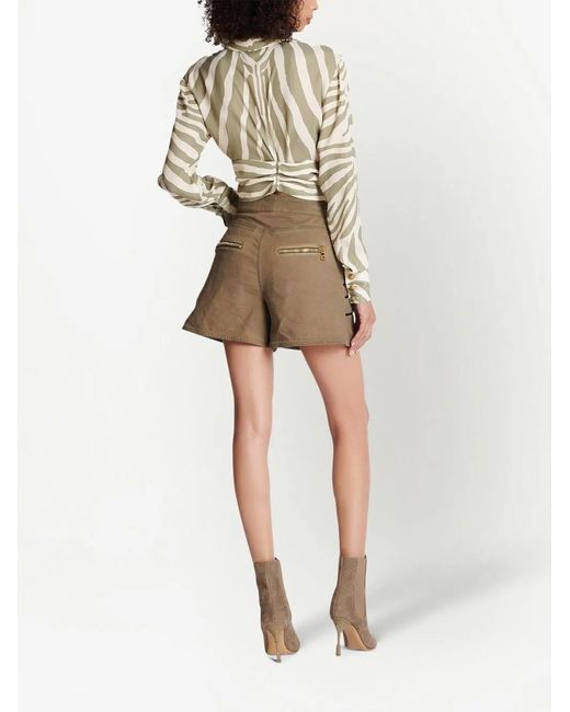 Balmain White Zebra Shirt
