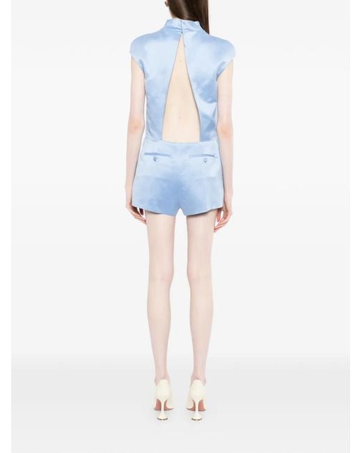 Tom Ford Blue Short Jumpsuit