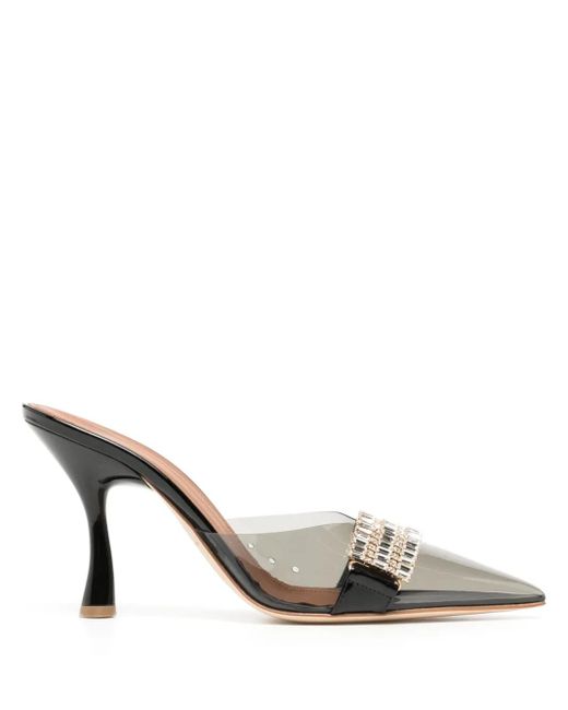 Malone Souliers Metallic Joelle 90Mm Leather Mules