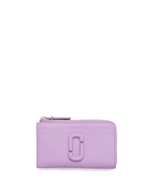 Marc Jacobs Purple The Covered J Marc Top Zip Multi Wallet