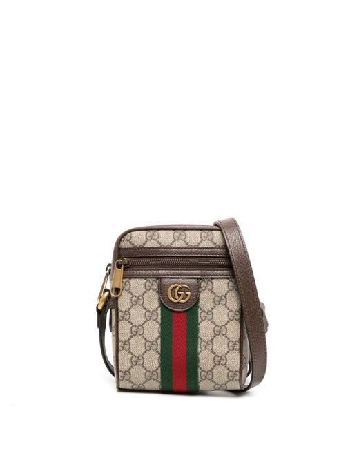 Gucci Brown Ophidia Messenger Bag for men