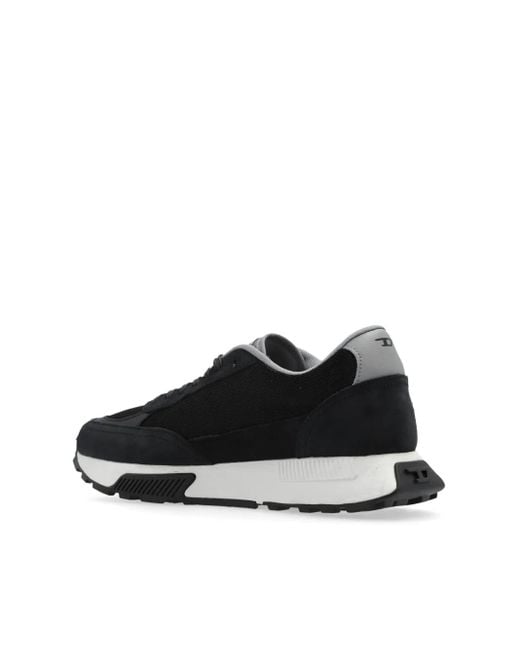 DIESEL S-Tyche D Logo Sneakers in Black for Men | Lyst